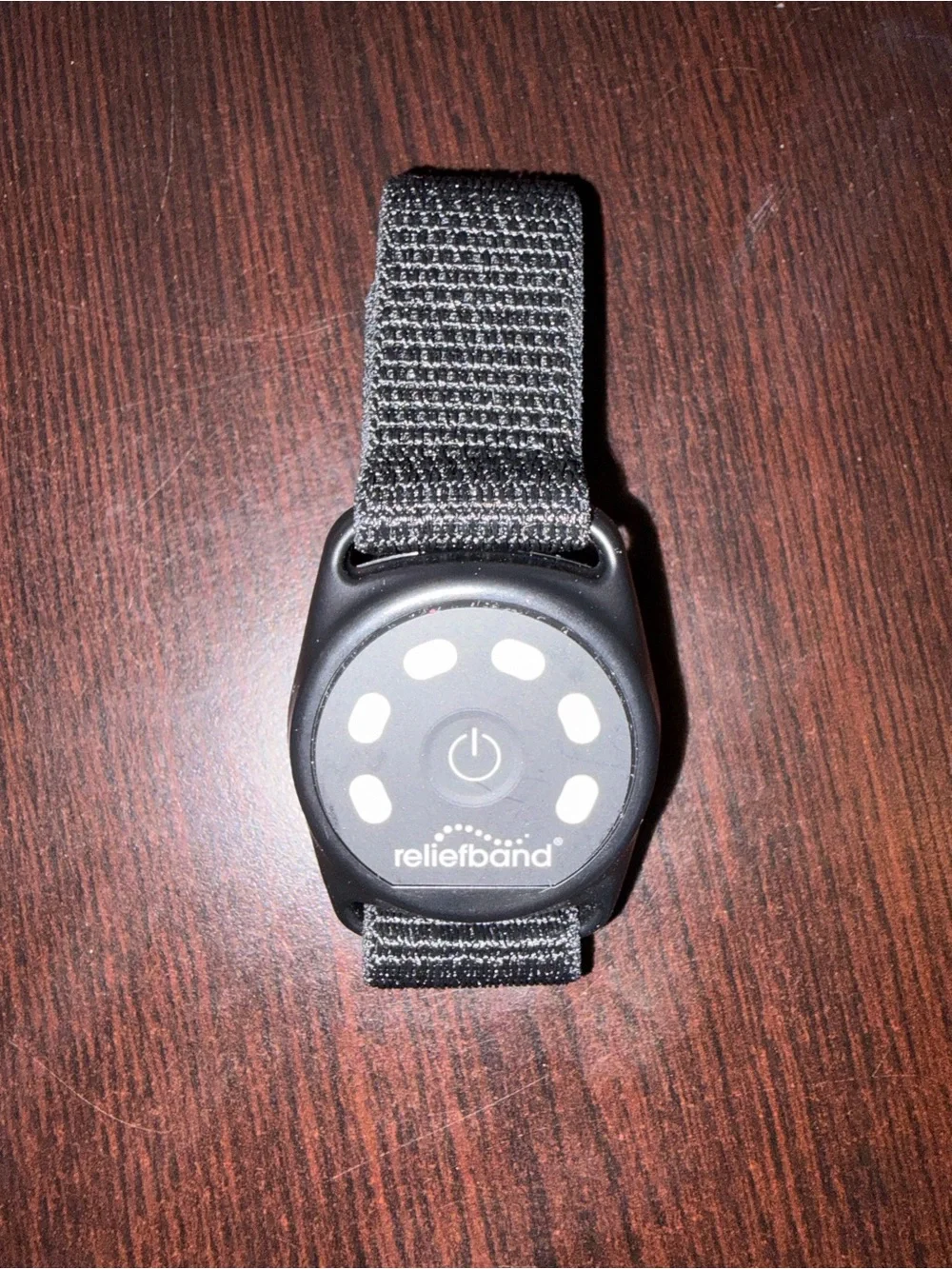 Relief Band Sport Anti-Nausea Wearable Wristband - Black - never worn